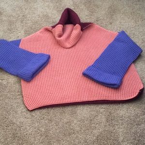 Free People Colorblock Sweater